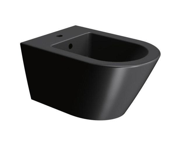 Gsi Kube X Bidet Závěsný 36x55cm, černá Mat