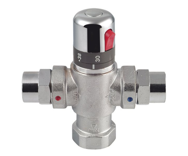 Sapho Termostatický Regulátor Teploty Vody, 1", Pro 4 Až 8 Odběrných Míst, Chrom