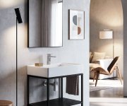 Creavit Arya Podstavec Pod Umyvadlo 680x850x450mm, černá