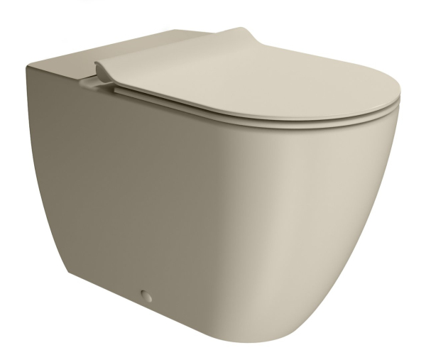 Gsi Pura Wc Mísa Kombi Spodní/zadní Odpad, Swirlflush, 36x63cm, Creta Dual-mat