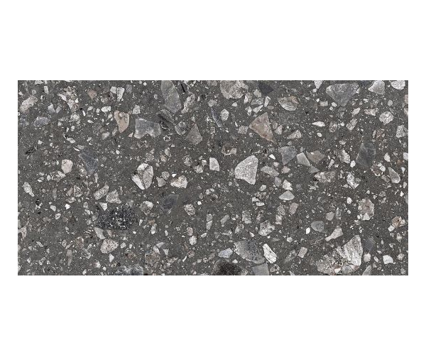 Dlažba jako terrazzo Saime Grestone Dark Nat. Rett. 30x60
