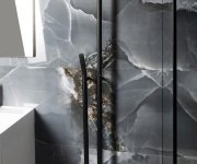 Sapho Duopasso Elektrický Sušák Ručníků S časovačem, 122x1700mm, 45 W, černá Mat