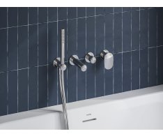 Podomítková baterie vanová Spring SG 068, s přepínačem, s tělesem - SG 068.00CR.O3+