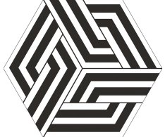 Codicer Axis Black 22x25 Hexagonal