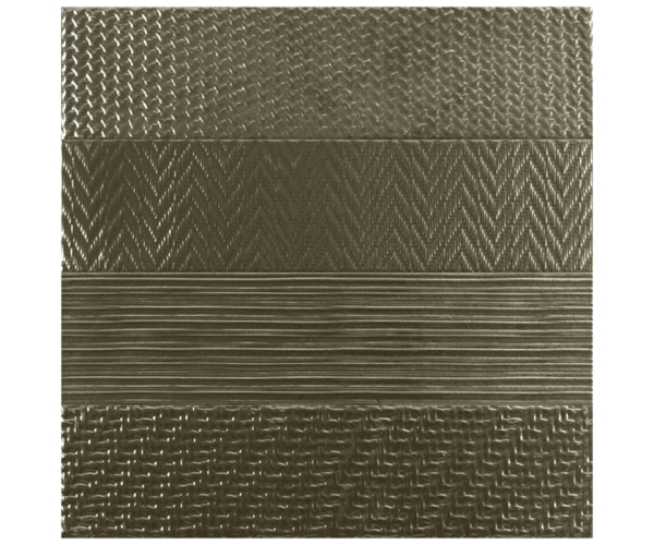 Vzorovaný dekor Tonalite Metal Platinum 10x40 Carving - stříbrná