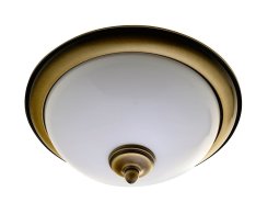 Sapho Gloster Stropní Svítidlo,  ø 315mm,  2xe14, 40w, Ip21, Bronz