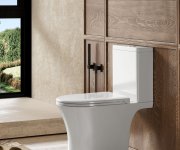 Aqualine Vito Wc Kombi, Rimless, Spodní/zadní Odpad, Bílá