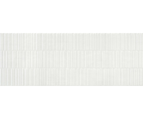Obklad jako beton Alaplana Ruano Blanco Mosaic Matt. + Rett. 33,3x90 Decor - bílá (skladem)