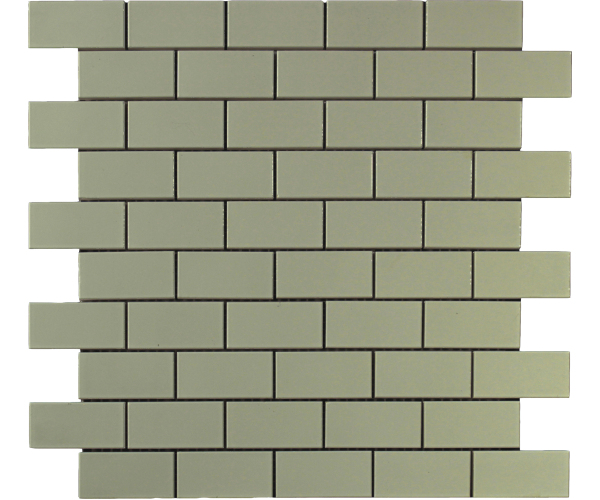 Retro mozaika Grazia Essenze Mosaici Pino 30x30 (3x6) Luc. - zelená