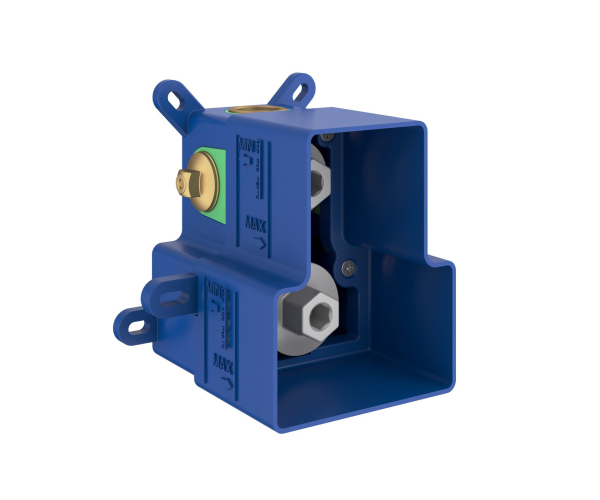R-box Vertical O2, základní těleso pro 2-cestné podomítkové baterie - RB 07E.50 Zák