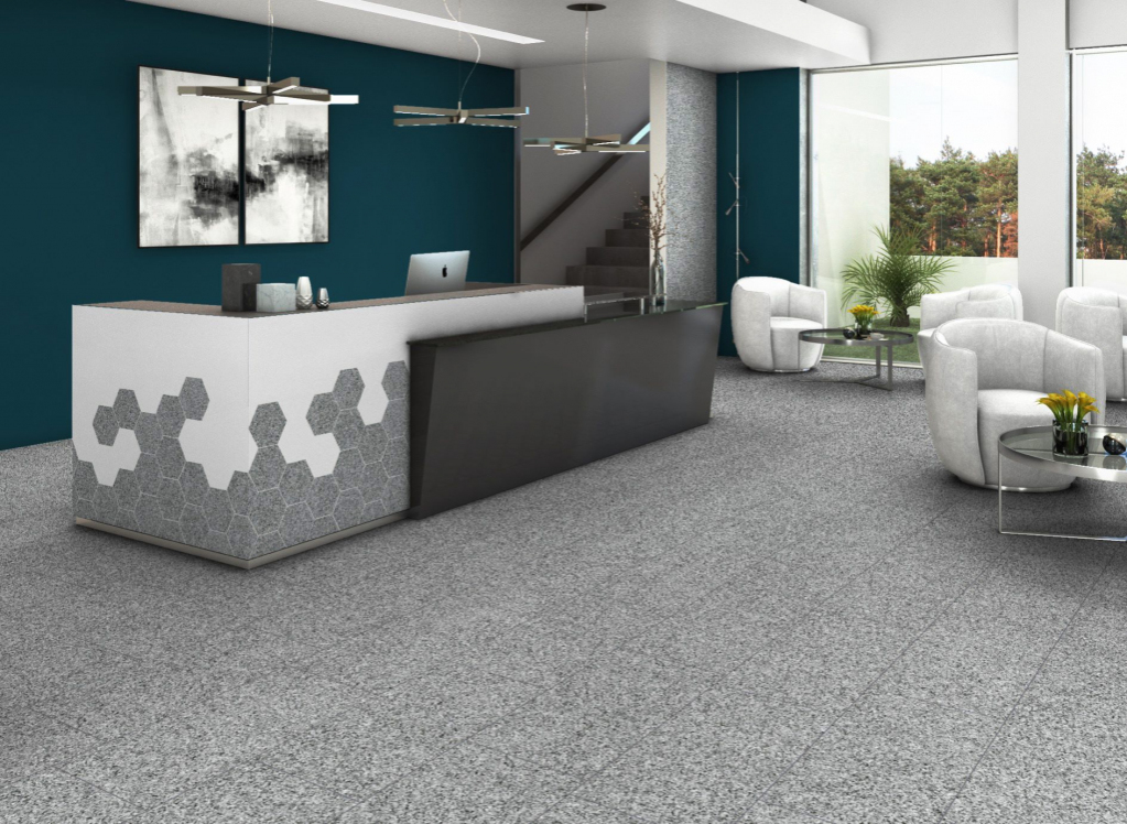 Realizace Dlažba a obklad imitující kámen Codicer Granite Grey a Granite Grey Hex