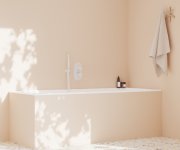 Termostatická podomítková baterie Espirit ES 063.00, s přepínačem, pro R-box - ES 063.10WV.O2.RB07C Termostatická podomítková baterie 2-cestná bez tělesa, White Velvet X070249