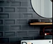 Obklad Equipe Evolution InMetro Black Matt 7,5x15 - černá