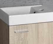 Aqualine Zoja Skříňka S Keramickým Umyvadlem 40x22 Cm, Dub Platin
