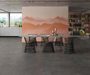 2cm dlažba jako kámen Caesar Materica Antracite 80x80 Rett. - antracitová (skladem)