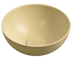 Sapho Minor Betonové Umývátko Na Desku, ø 26cm, žlutá Mat