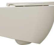 Isvea Infinity Závěsná Wc Mísa, Rimless, 36,5x53cm, Ivory
