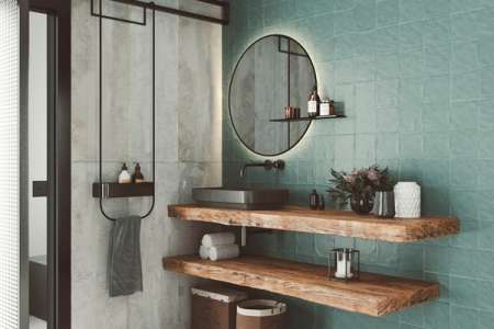CONTEMPORARY AQUA SEA AMB 11