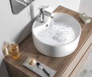 Aqualine Keramické Umyvadlo Na Desku ø 40cm, Bílá