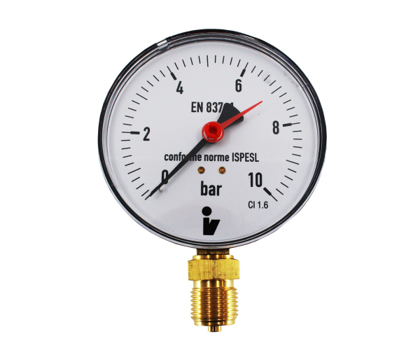 Klum Tlakoměr 100 Mm, 0 - 10bar, Spodní Vývod 1/2"