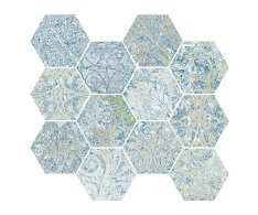 Aparici Bohemian Blue Hex 28x30 Nat. Rett.