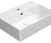 Gsi Kube X Keramické Umyvadlo 50x37cm, Broušená Spodní Hrana, Bílá Extraglaze