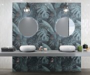 Vzorovaný dekor APE Silk Decor Decor Set (2) Lost Paradise Green 40x120