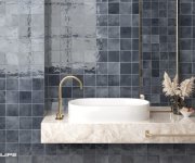 Obklad jako kámen Equipe Verticale Deep Royal 10x10 - modrá