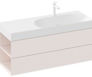 Umyvadlo Lite 120/80 L/P, s otvorem pro baterii, bez přepadu - Umyvadlo Lite 120/80 L, s otvorem pro baterii, bez přepadu XJXL1212000