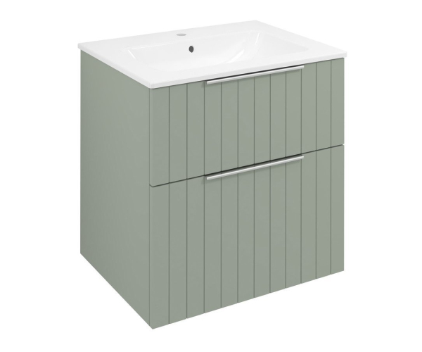 Sapho Cirasa Strip Umyvadlová Skříňka 59,2x64x46cm, Verde