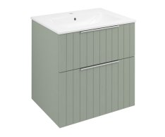 Sapho Cirasa Strip Umyvadlová Skříňka 59,2x64x46cm, Verde