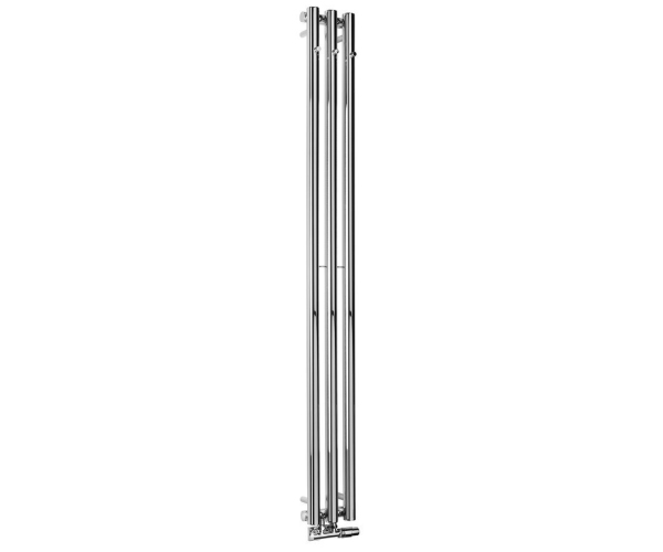 Sapho Pilon Otopné Těleso 196x1800mm, Se Třemi Háčky Pro Ručník, Chrom