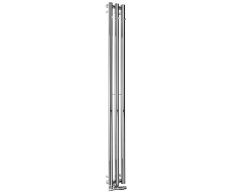 Sapho Pilon Otopné Těleso 196x1800mm, Se Třemi Háčky Pro Ručník, Chrom