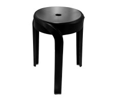 Ridder Stan Koupelnová Stolička, Průměr 30cm, černá