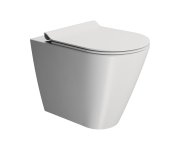 Gsi Kube X Wc Mísa Stojící, Geniusflush, 36x55cm, Spodní/zadní Odpad, Bílá Dual-mat