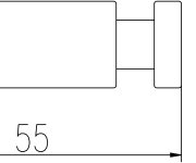 Koupelnový doplněk Věšáček 2 ks COLORADO COA0103/55