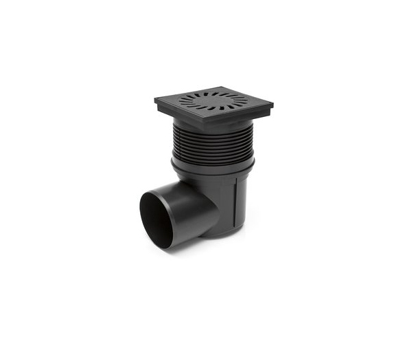 324vli-kv Boční D110, Vodní Hladina, Litinová Mřížka 150x150mm