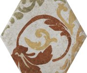 Retro dlažba CIR Cotto del Campiano Terre Emiliane MIX esagona 15,8x18,3
