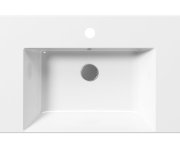 Gsi Kube X Keramické Umyvadlo 100x47cm, S Odkládacími Plochami, Bílá Extraglaze