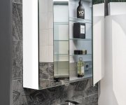Sapho Linex Galerka S Led Osvětlením, 80x70x15cm, Bílá