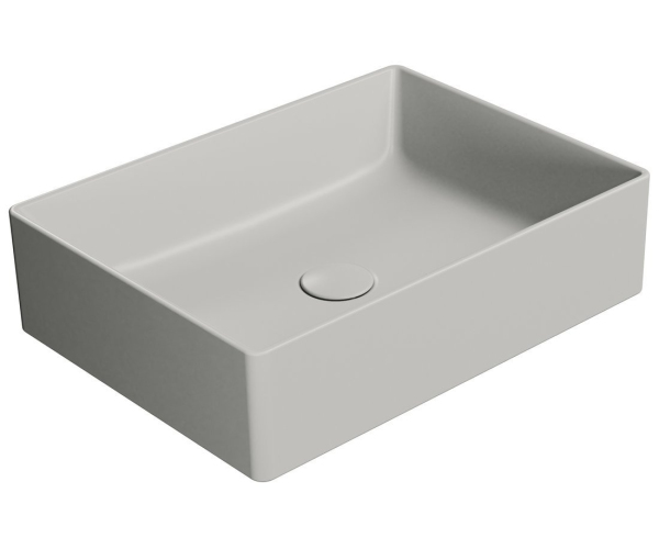Gsi Kube X Keramické Umyvadlo Na Desku, 50x37cm, Cenere Mat
