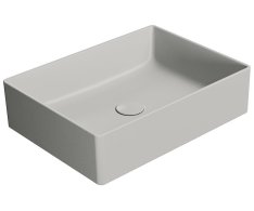 Gsi Kube X Keramické Umyvadlo Na Desku, 50x37cm, Cenere Mat