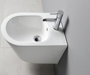 Sapho Paco Bidet Závěsný, 36x52cm, Bílá