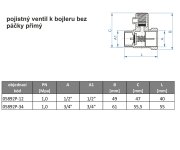 Pojistný Ventil K Bojleru - Bez Páčky - 3/4" 05892P-34