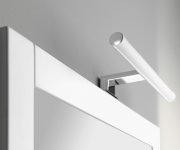 Aqualine Kronas Led Svítidlo, 6w, 230v, 400x40x100mm, Ip44, Plast, Chrom