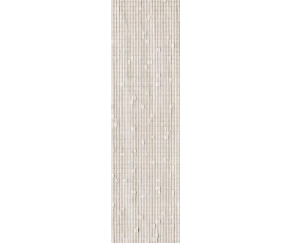 Dlažba jako kámen Coem Flow Pleated White 20X120 Nat. Rett. - bílá