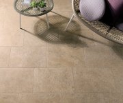 2cm dlažba jako kámen Coem Aquitaine Beige Esterno R11 Rett. 60,4x90,6 - béžová