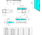 Gelco Luxor Black Sprchové Dveře 1000mm, čiré Sklo
