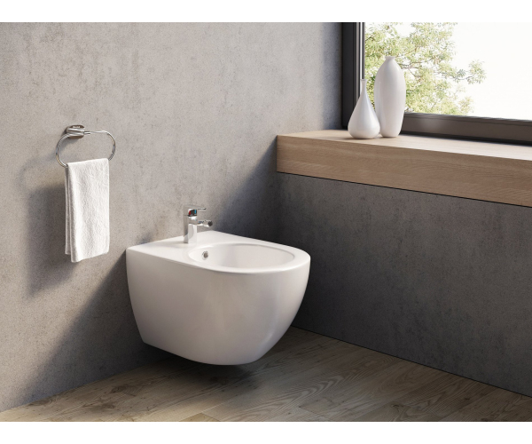Bidet Uni Chrome - Bidet Uni Chrome, závěsný, bílá