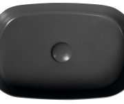 Isvea Infinity Oval Keramické Umyvadlo Na Desku, 55x36cm, Antracit